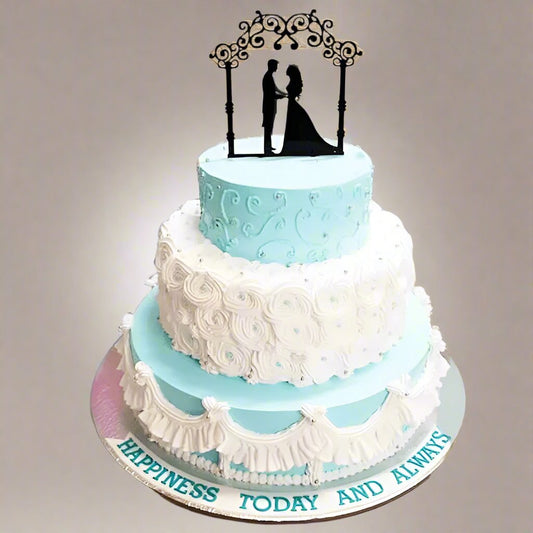 3 Tier Engagement Cake | Doon Memories