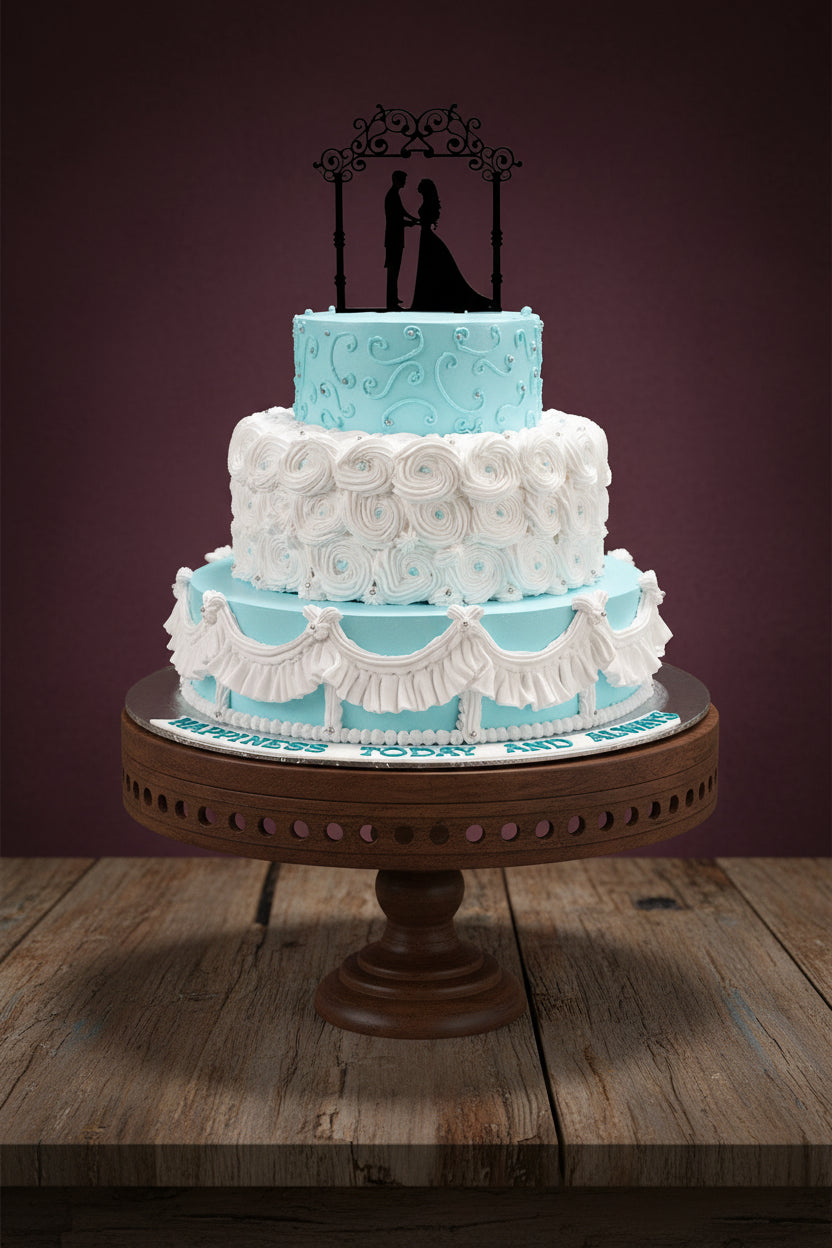 3 Tier Engagement Cake | Doon Memories