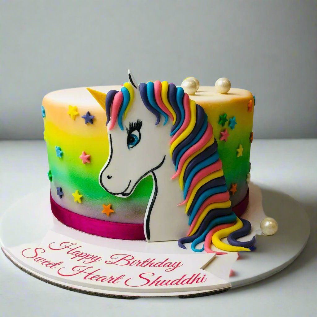 Colorful Unicorn Cake | Doon Memories