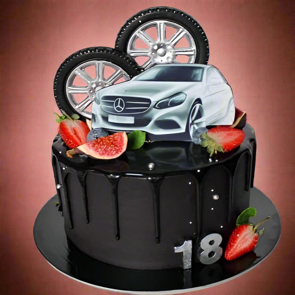Chocolate Car Prop Cake | Doon Memories