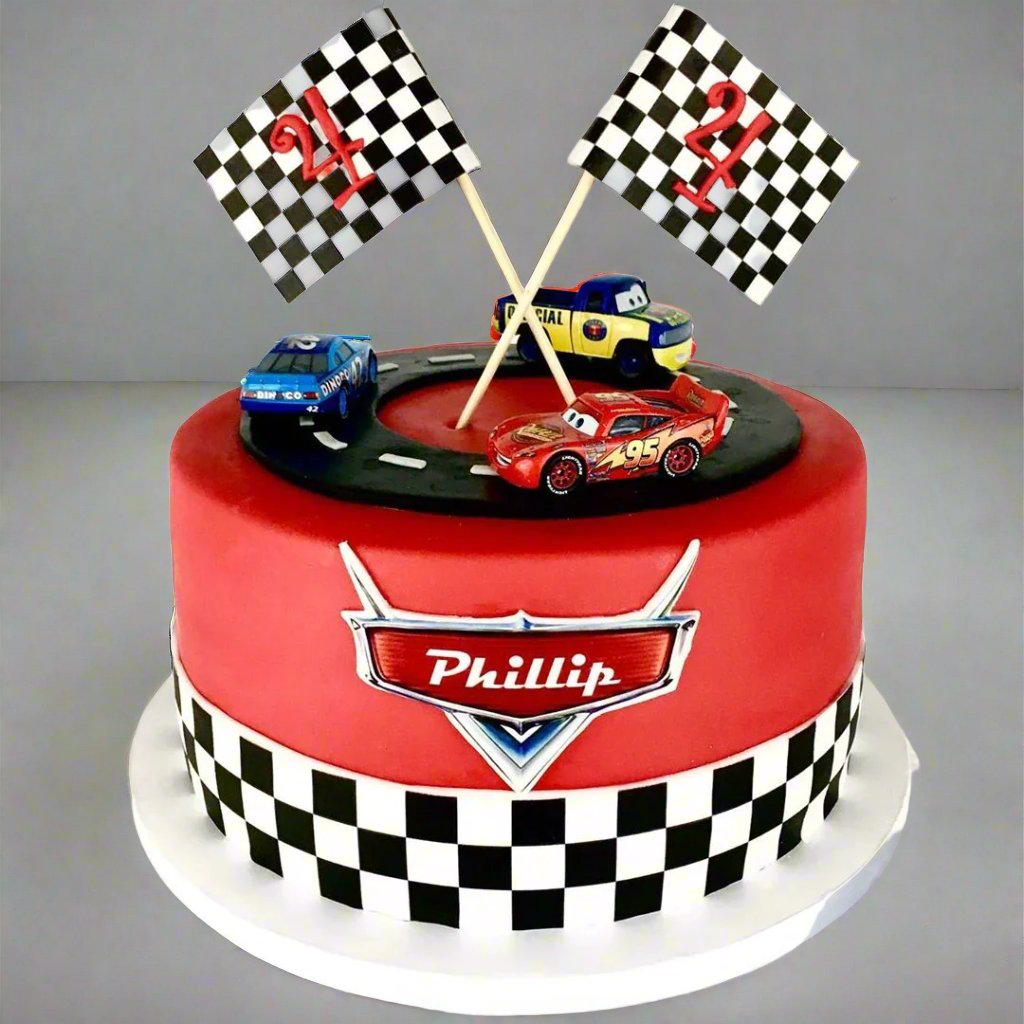 Race car cake | Doon Memories
