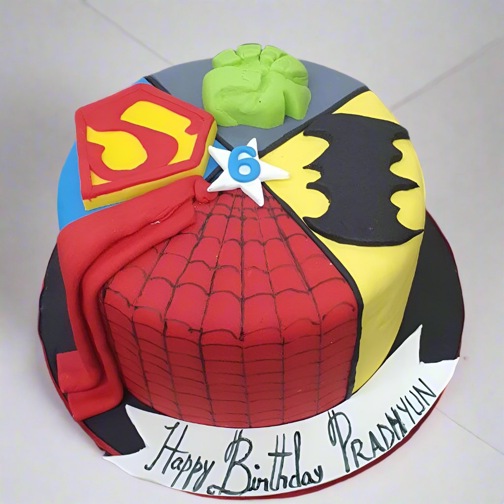Superhero Cake