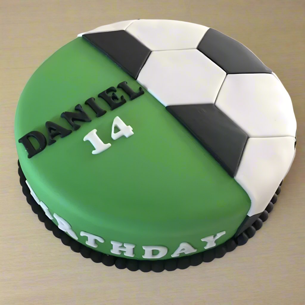 Football N Ground Fondnant Cake | Doon Memories
