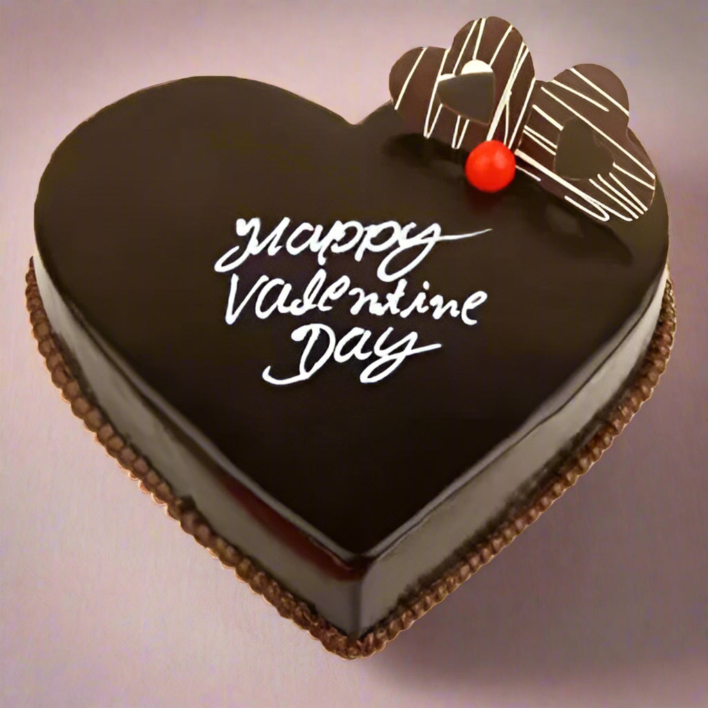 Happy Valentine Day Chocolate Cake | Doon Memories