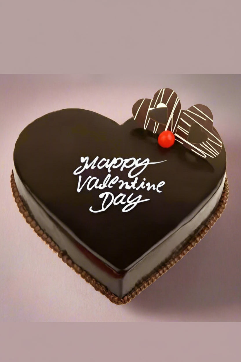 Happy Valentine Day Chocolate Cake | Doon Memories