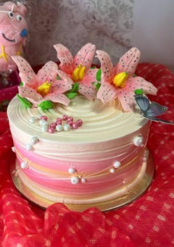 Lily Flower Cake | Doon Memories