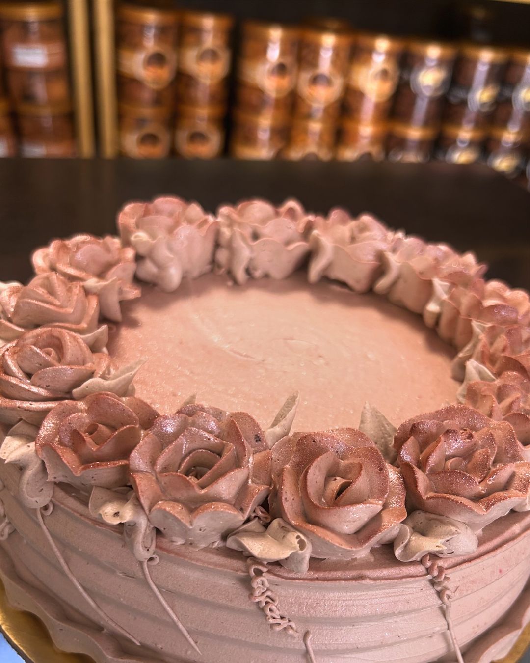 Rose Design White Chocolate Glowing Light Cake | Doon Memories