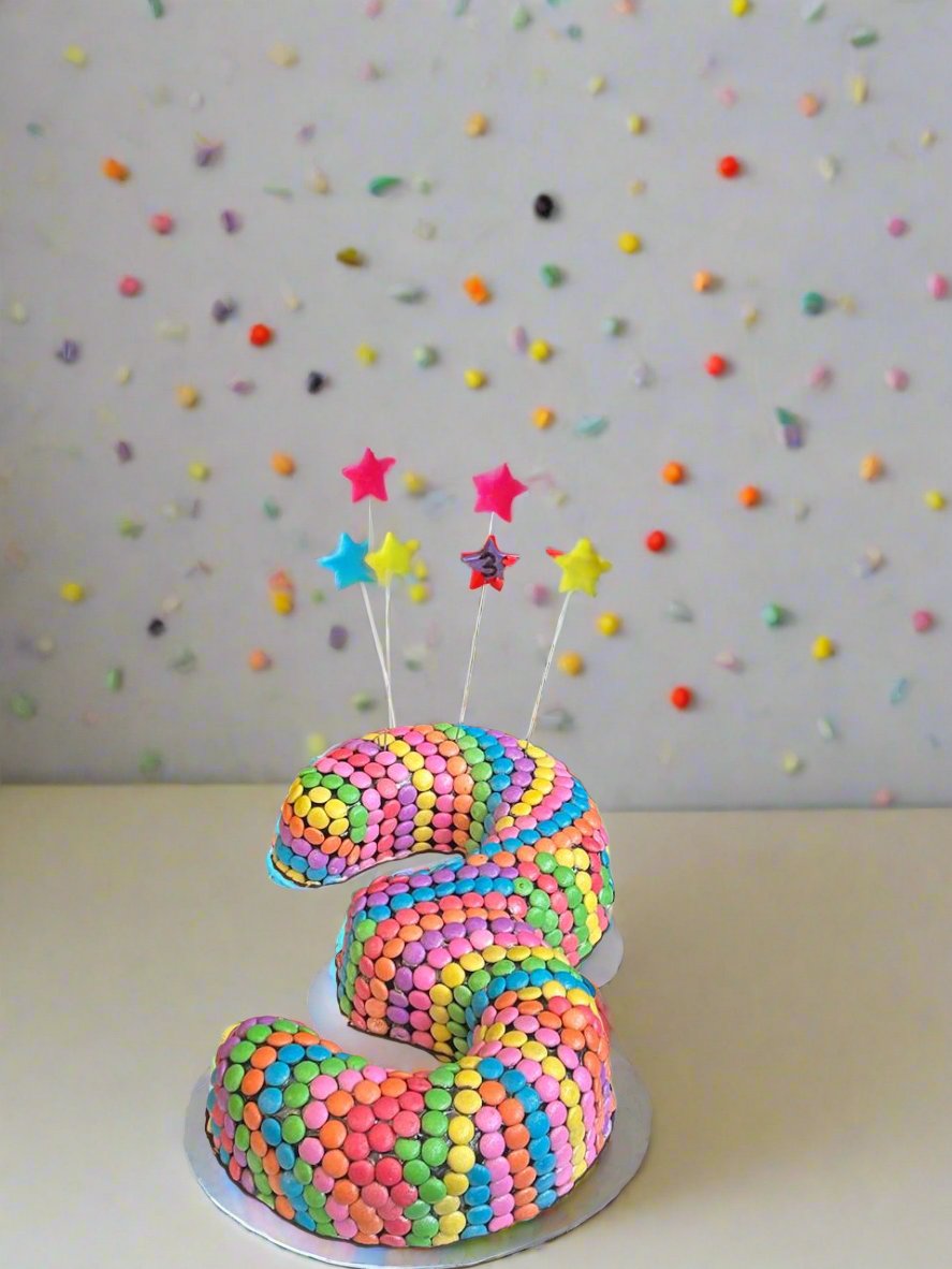 Number Candy Theme Cake | Doon memories