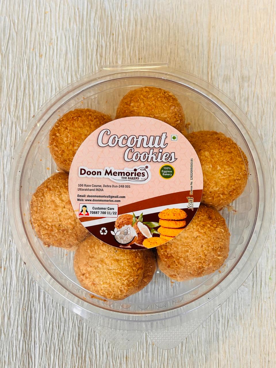 Premium Eggless Coconut Cookies: Tropical Delight in Every Bite
