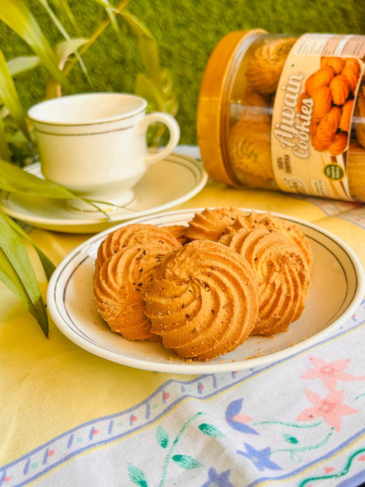 Premium Eggless Ajwain Cookies | Doon Memories