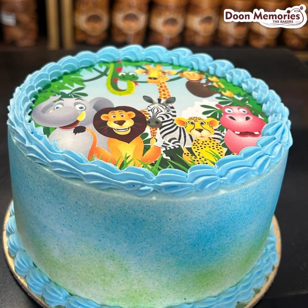 Jungle Adventure Theme Cake | Doon Memories