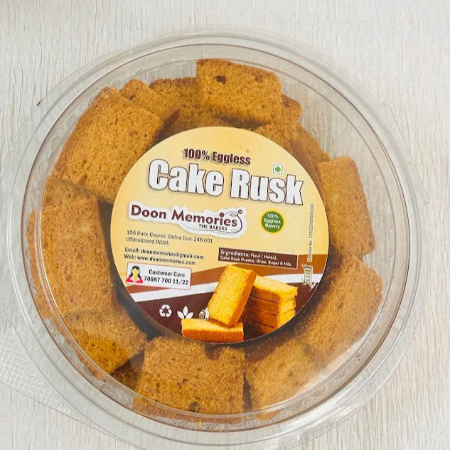 100% Eggless Fresh Cake Rusk | Doon Memories