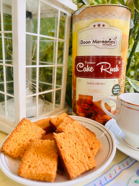 100% Eggless Twice-baked Fresh Cake Rusk | Doon Memories