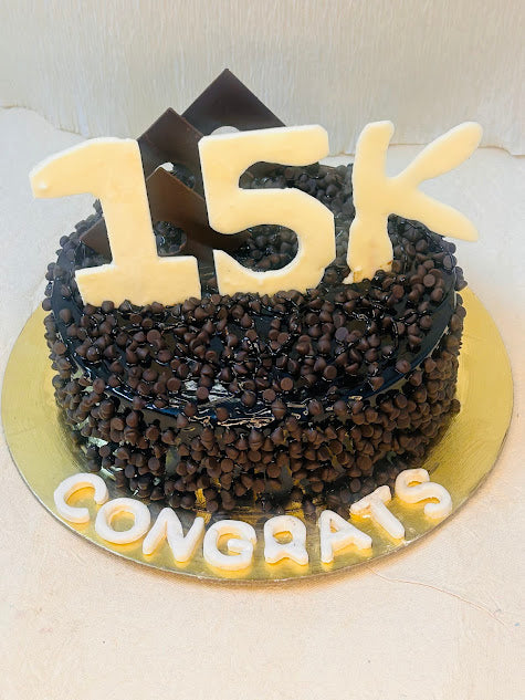 15K Celebration Chocolate Cake | Doon Memories