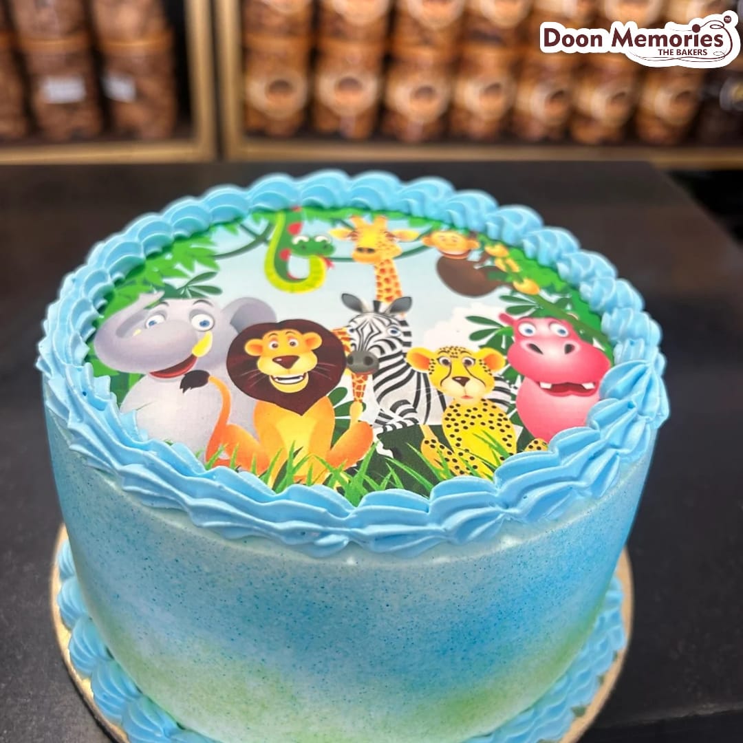 Jungle Adventure Theme Cake | Doon Memories