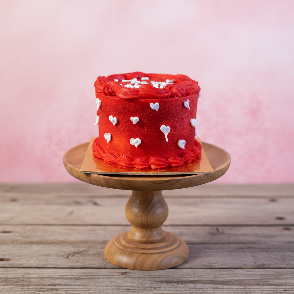 Red Velvet Love Cake