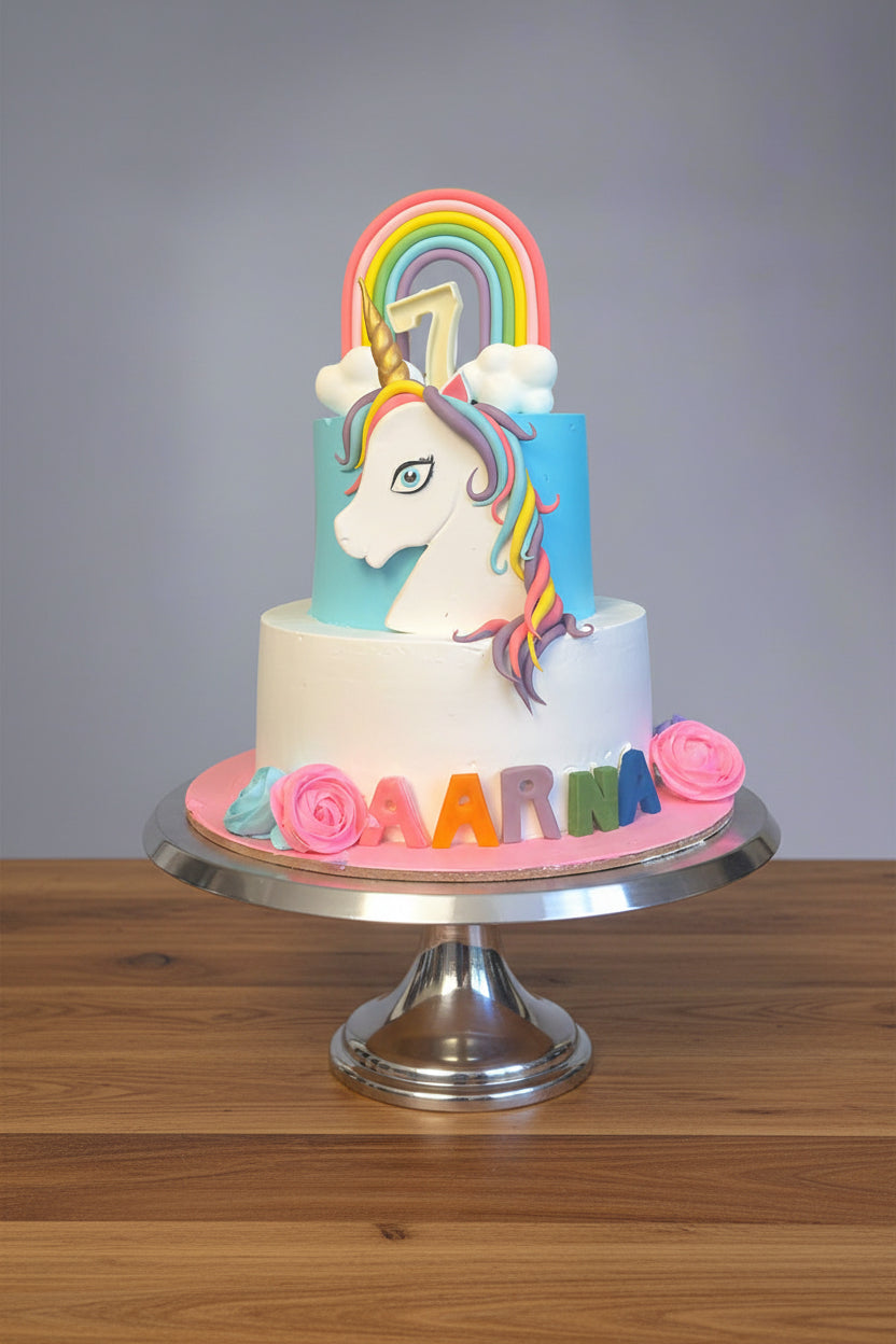 Unicorn-Themed Birthday Cake | Doon Memories