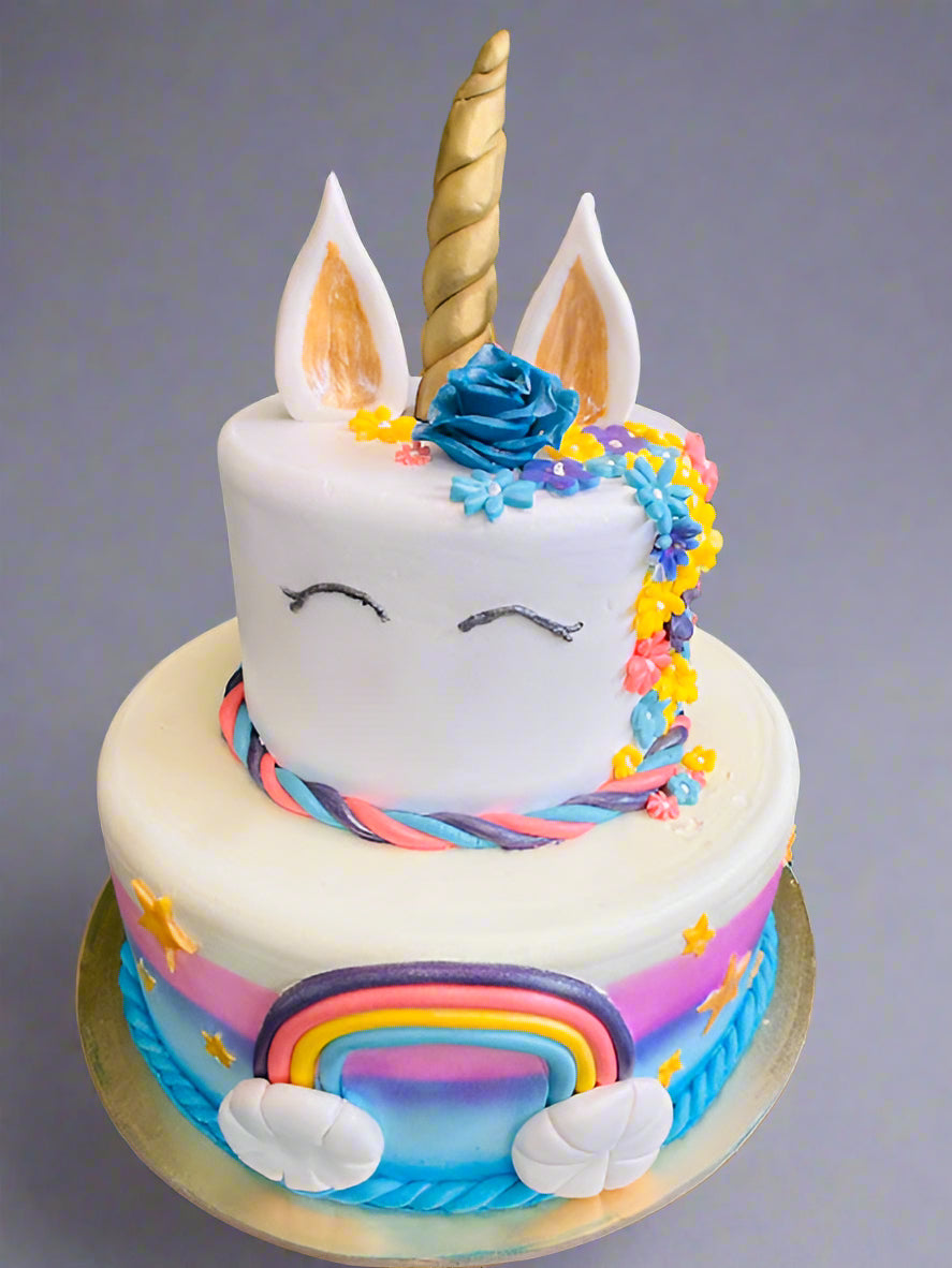 Unicorn-Themed Design Rambo Birthday Cake | Doon Memories