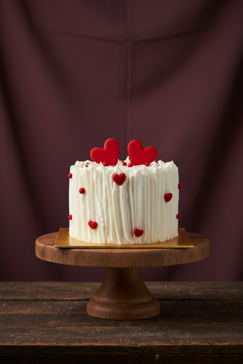 Valentine Heart Bento Cake