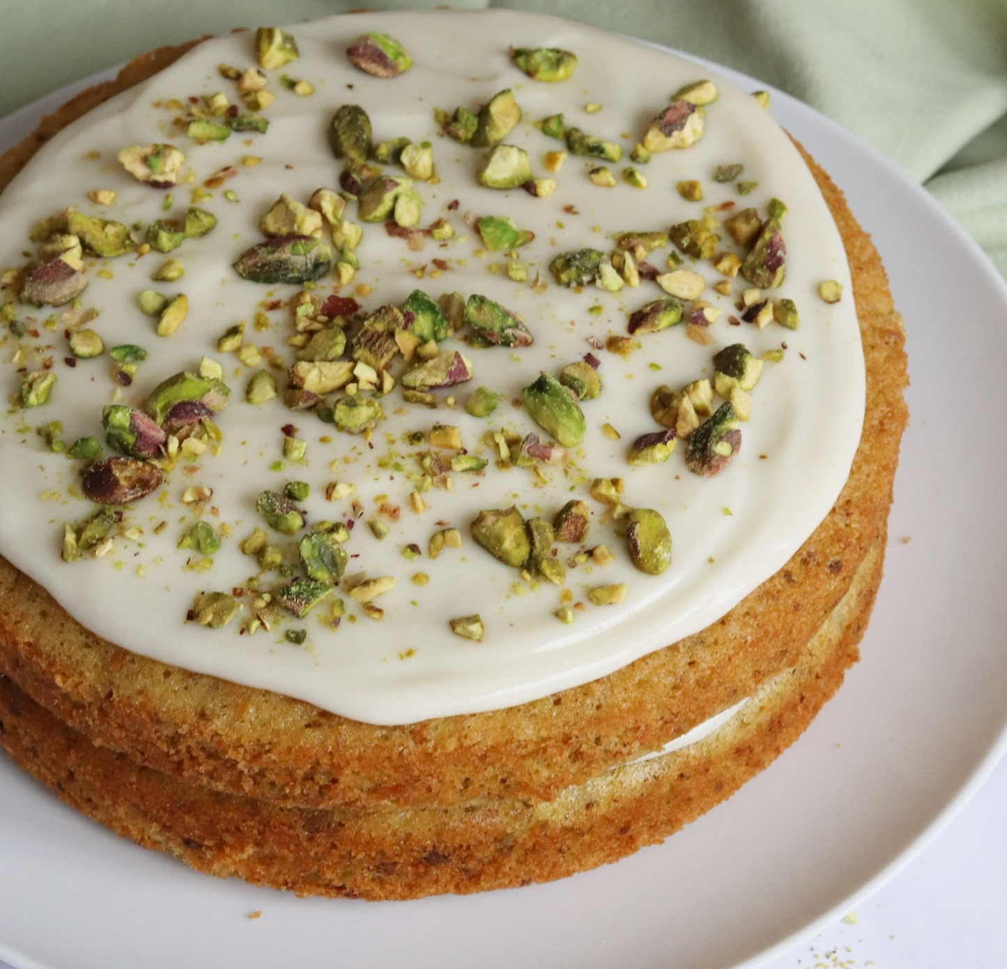 Pistachio Cheese Cake - Doon Memories The Baker