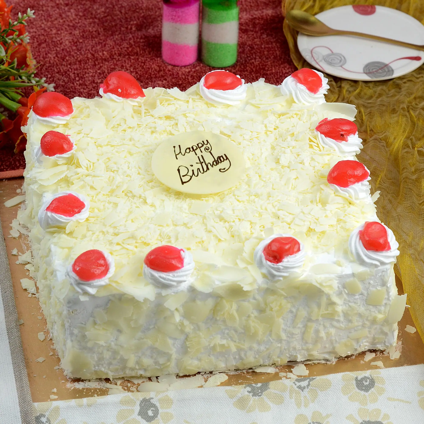 White Forest Cake - Doon Memories The Baker