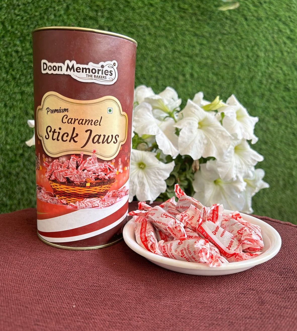 Caramel Stick Jaws Toffees - 400g | Doon Memories