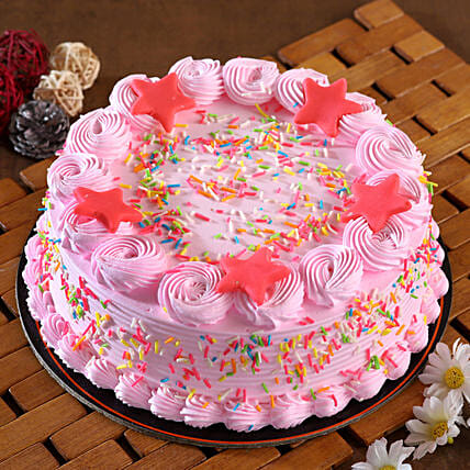 Strawberry Cake - Doon Memories The Baker