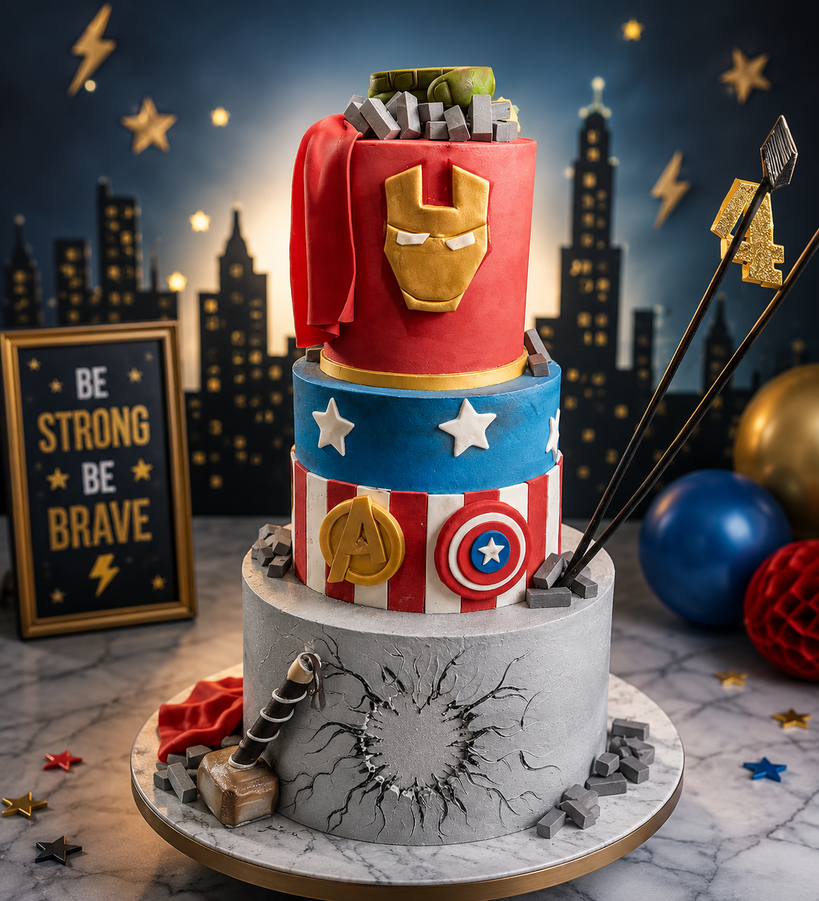 Superhero Cakes