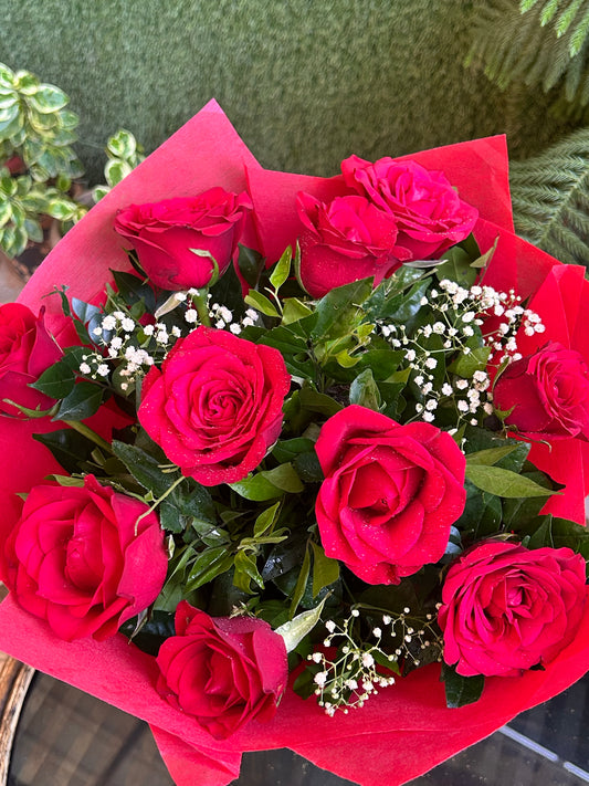 Classic Red Rose Bouquet