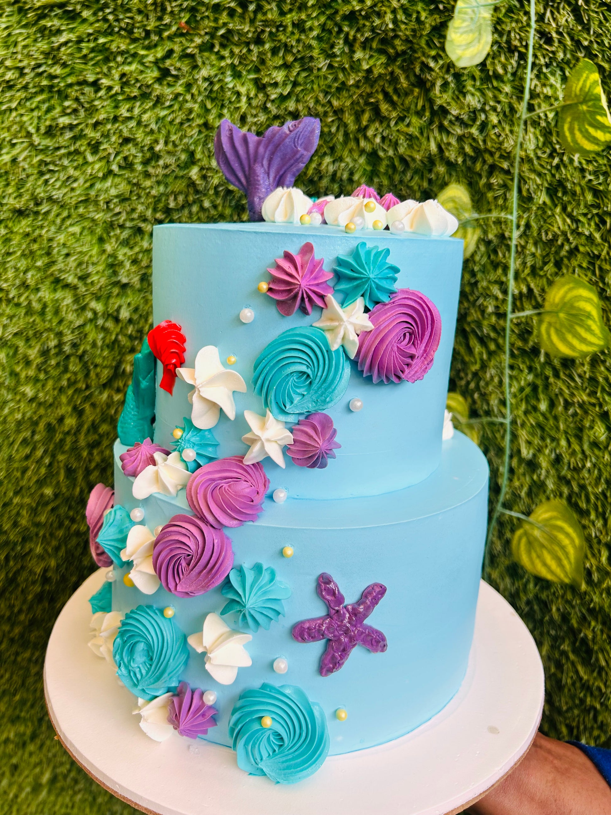 100% Eggless Under the Sea Fantasy Cake  | Doon Memories