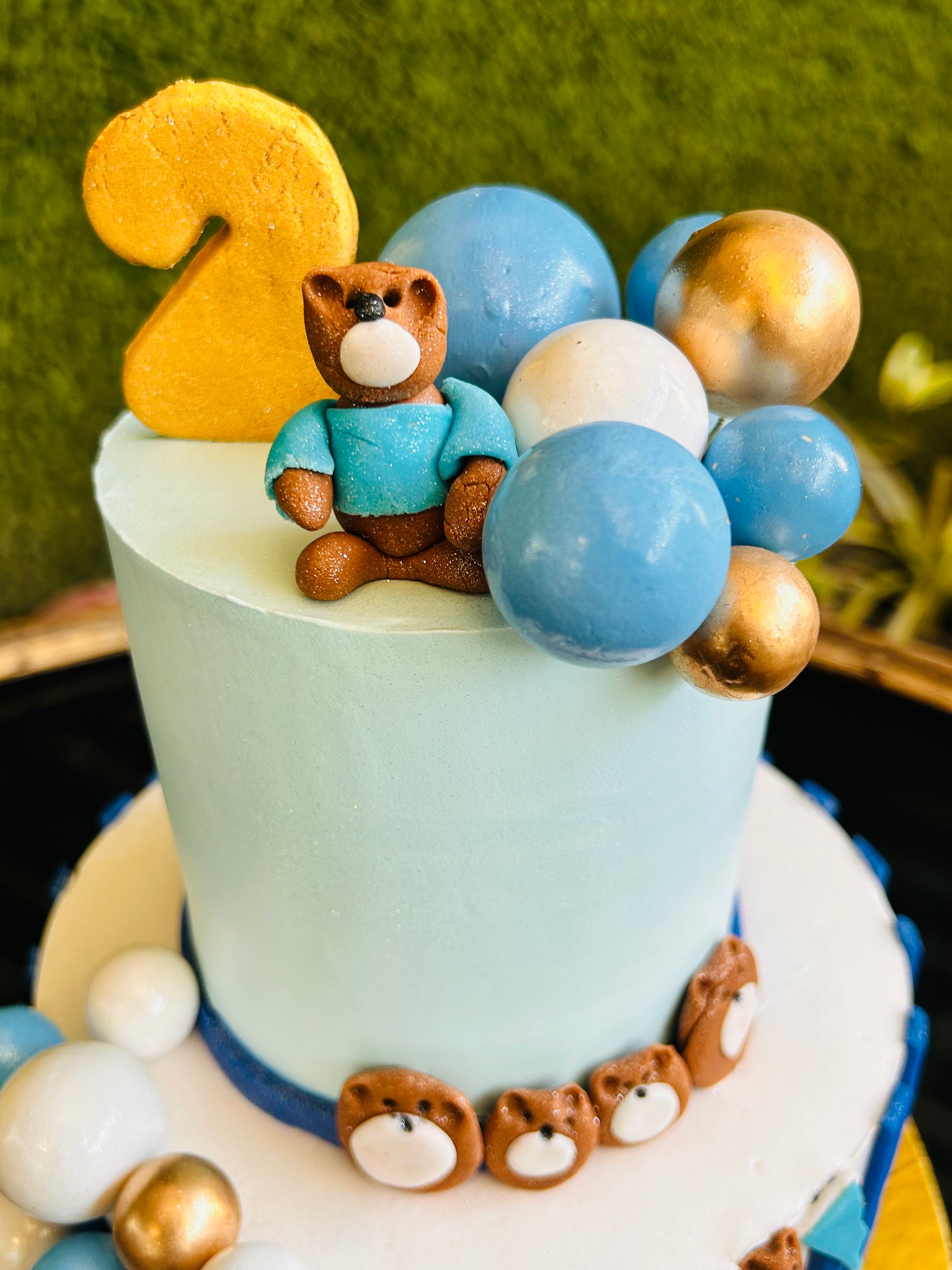 100% eggless Cuddle Bear Cake | Doon Memories