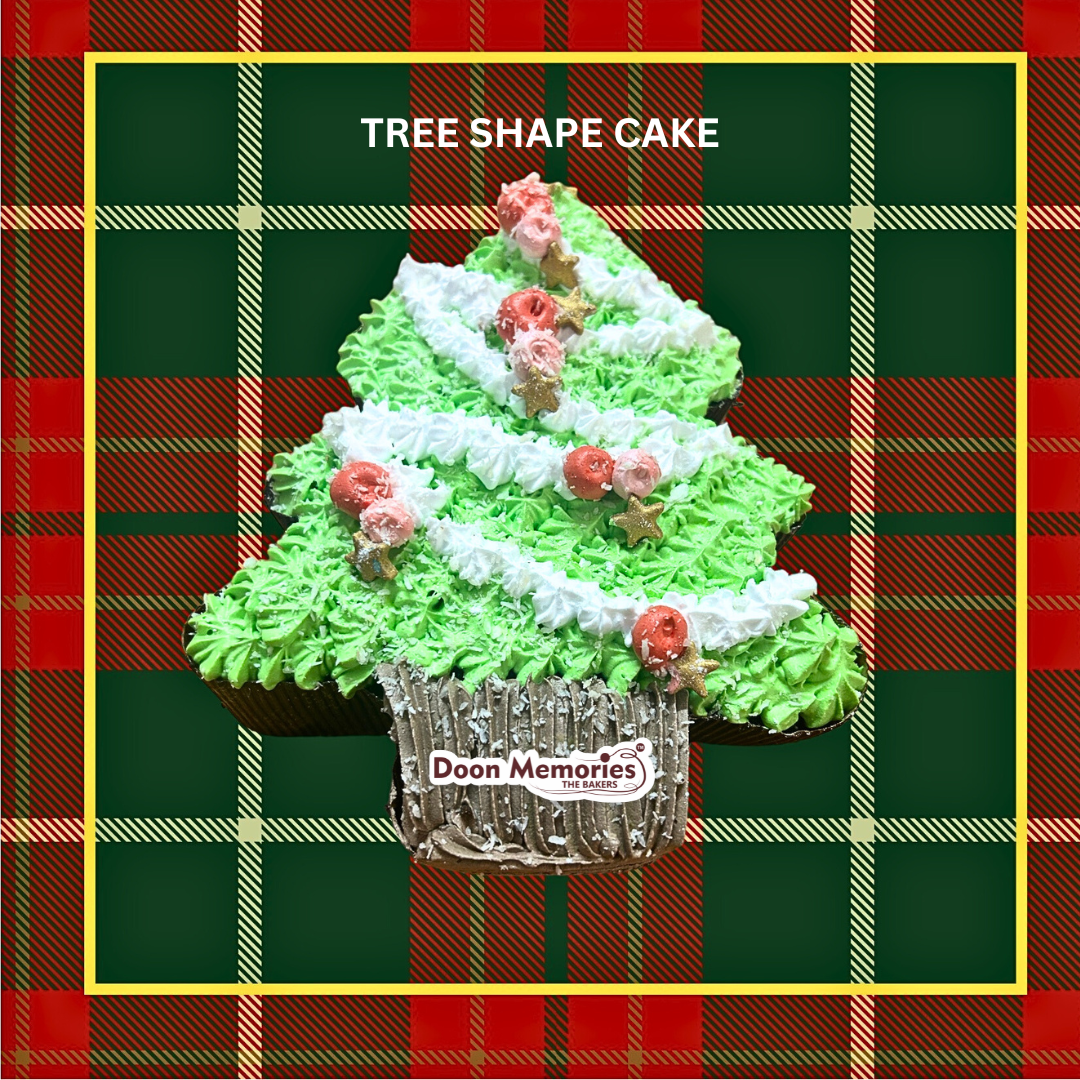 Tree Shape Cake | Doon Memories