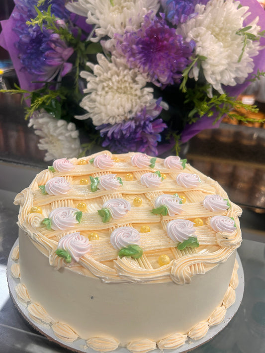 Golden Blossom Cake