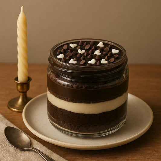 Choco-Chip Delight Cake Jar