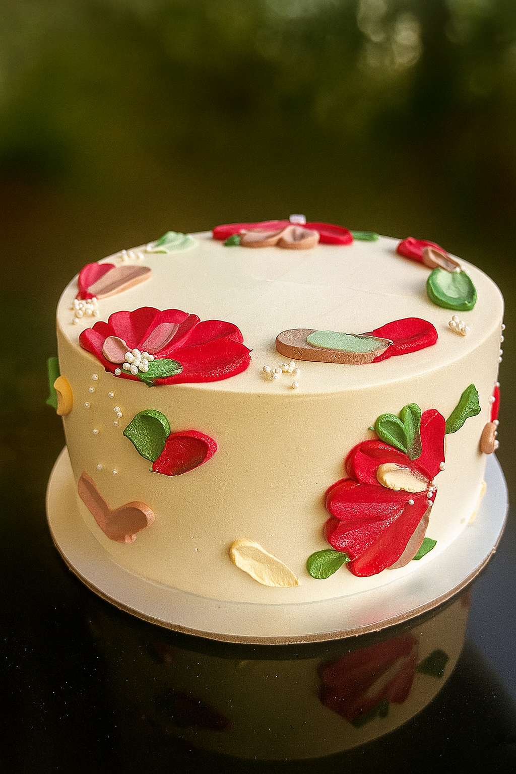 Elegant Floral Buttercream Cake