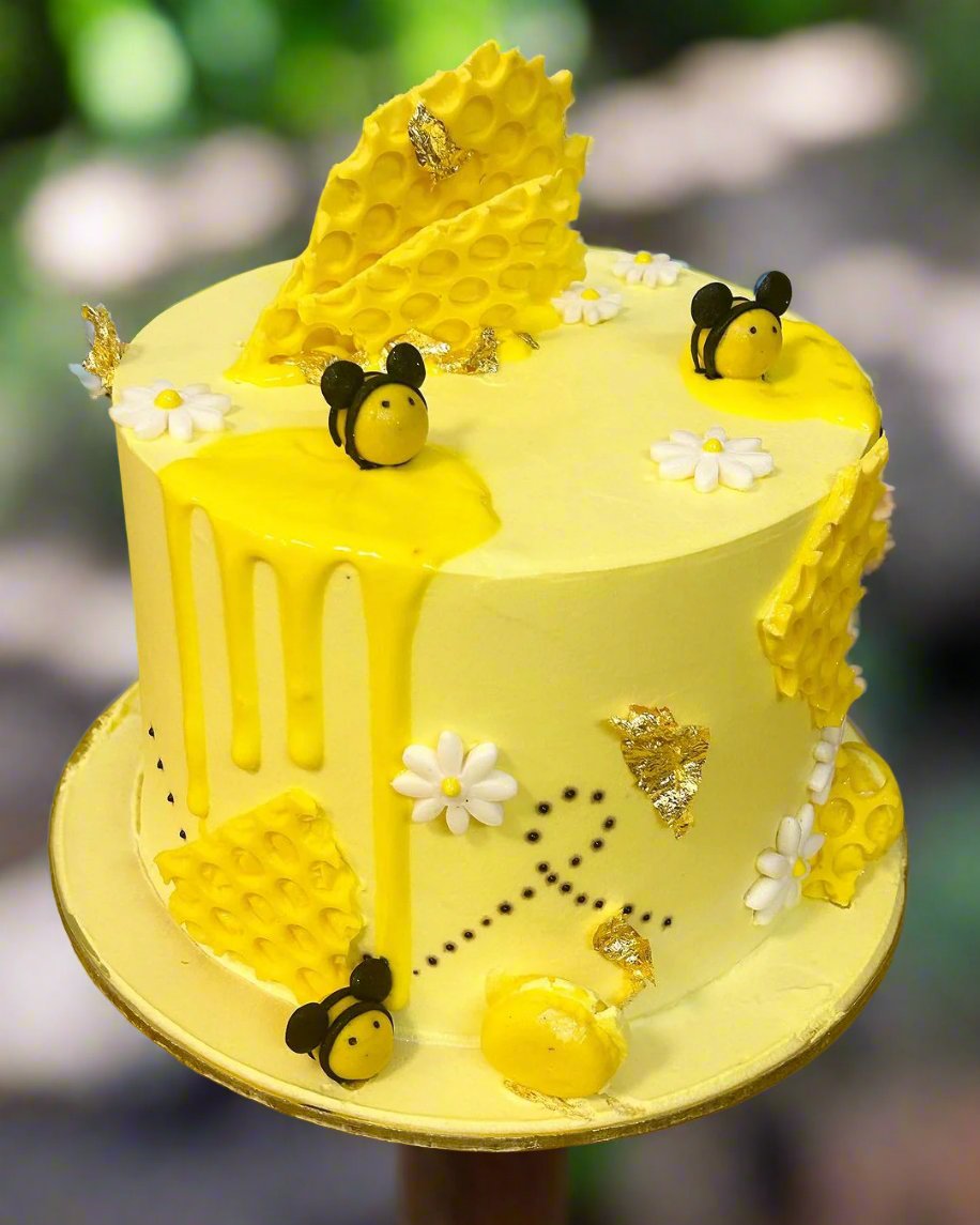 Honeybee Butterscotch Cake