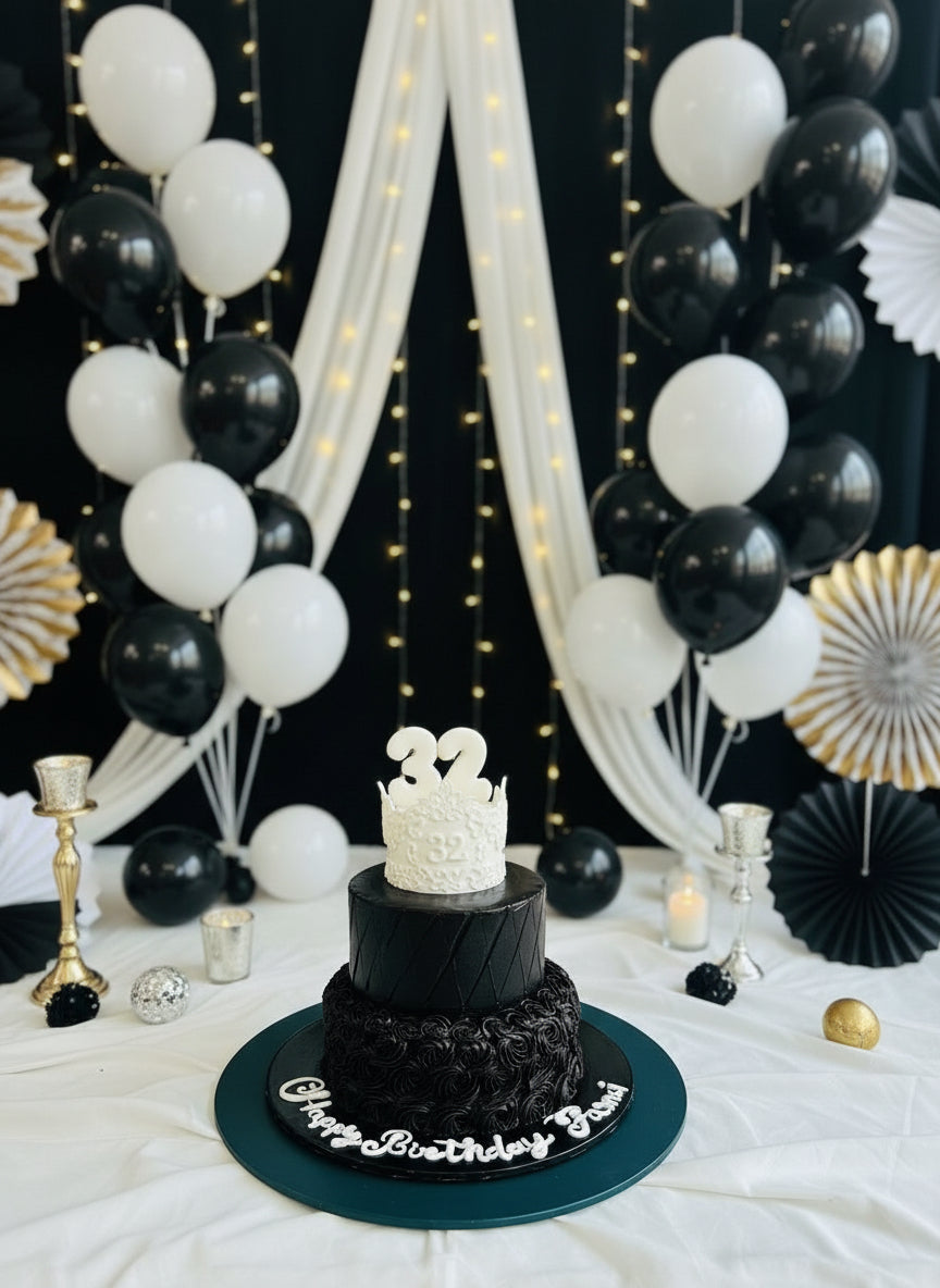 Royal Chocolate Crown Cake – 22nd Birthday Edition