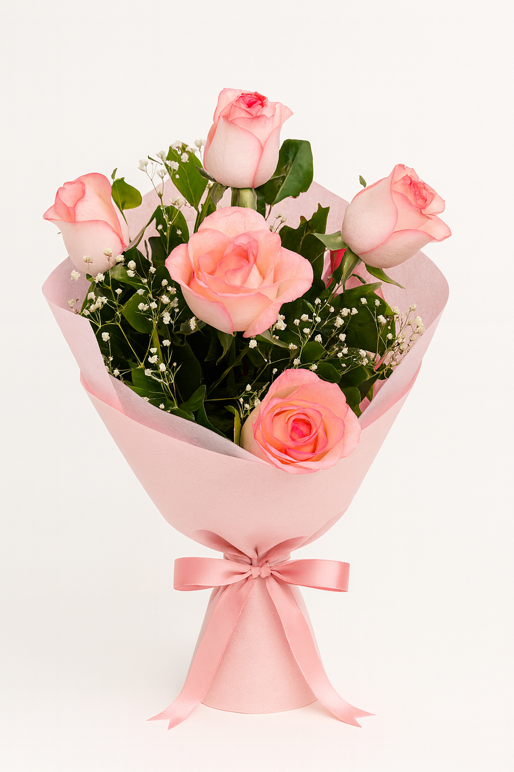 Blush Pink Roses Bouquet
