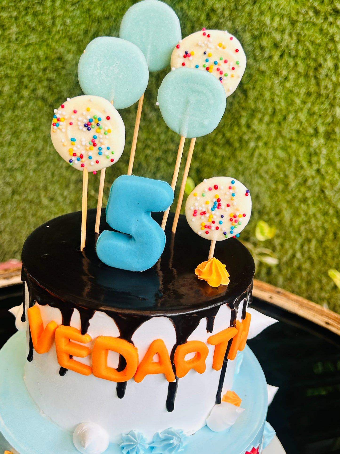 Fixies-Themed 2-Tier Birthday Cake