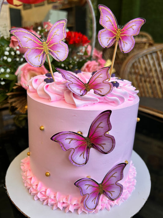 Enchanted Butterfly Bliss Cake