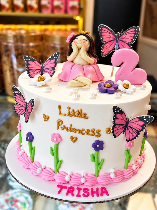 Little Princess Butterfly Cake