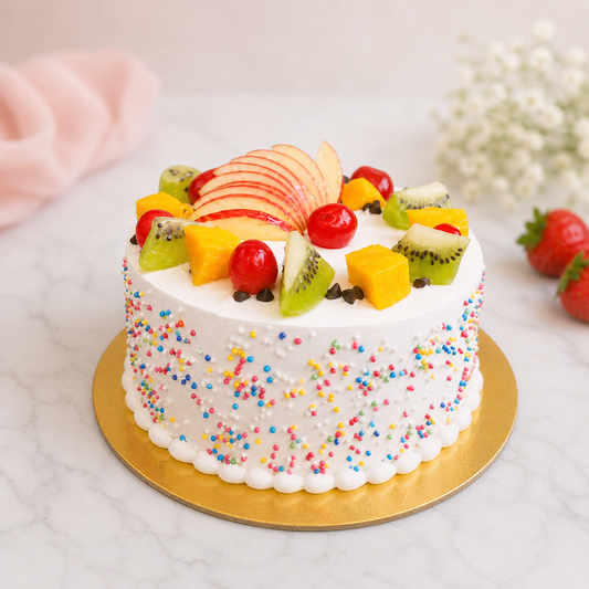 Classic Fresh Fruit Cream Cake