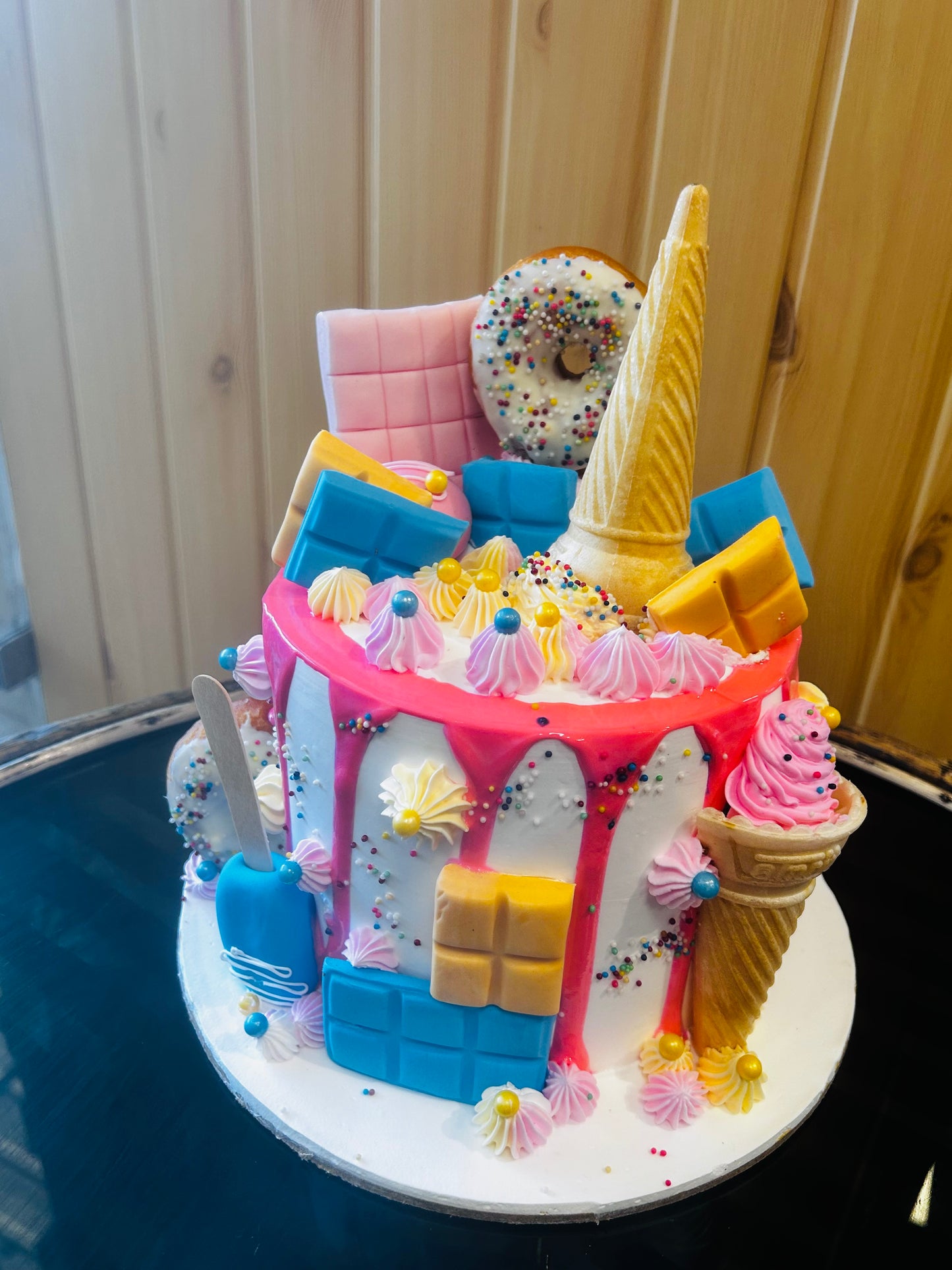 🌈 Candyland Ice Cream Dream Cake