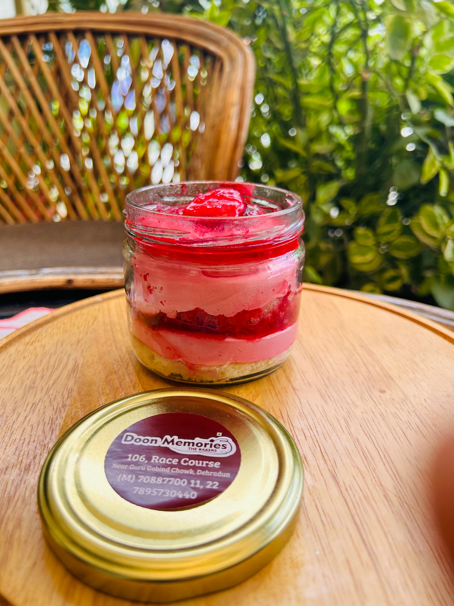 Strawberry Bliss Cake Jar 🍓