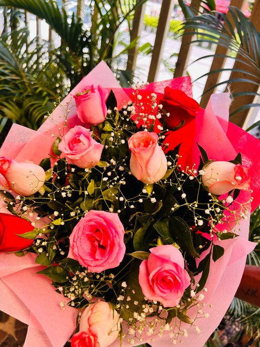 Blush of Love Rose Bouquet
