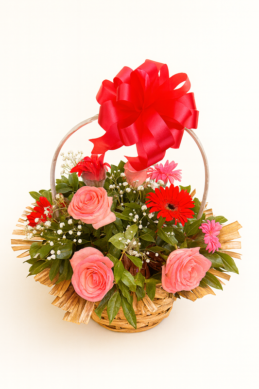 Charming Basket of Blooms