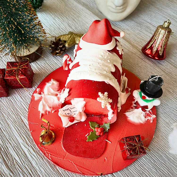 Santa Letter Box Cake