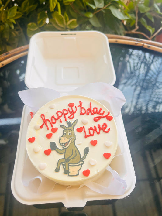 Toilet Humor Love Bento Cake