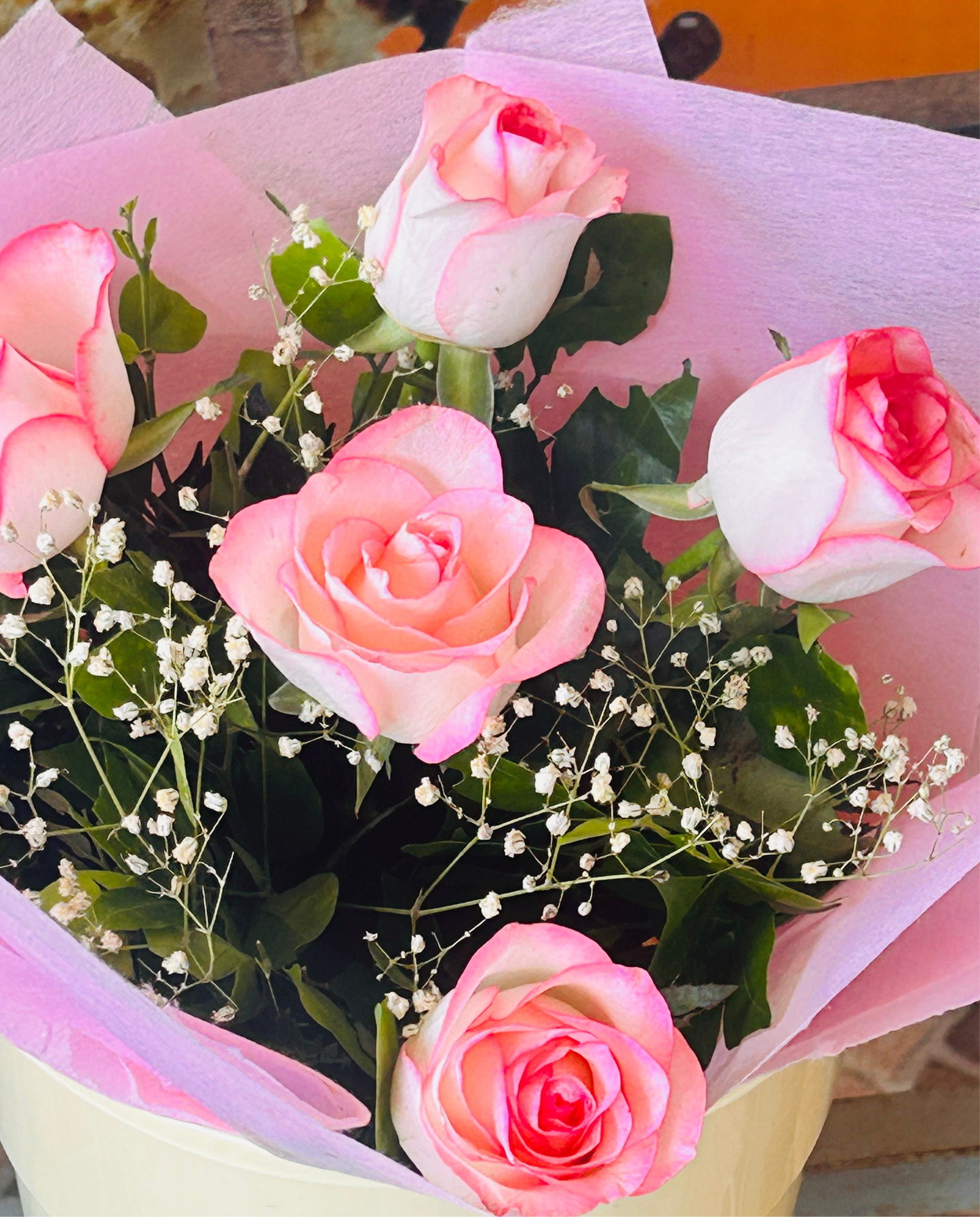 Blush Pink Roses Bouquet