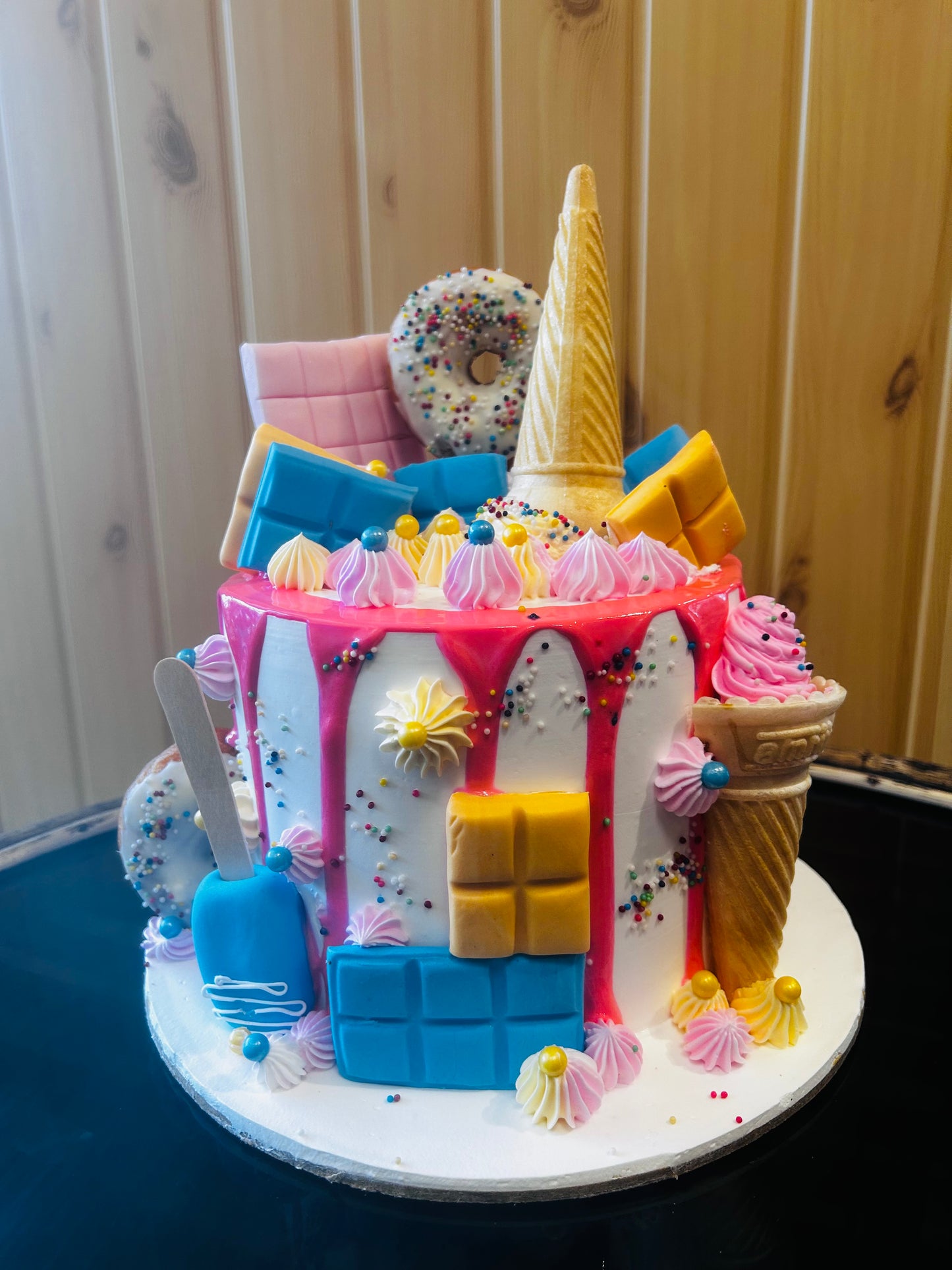 🌈 Candyland Ice Cream Dream Cake